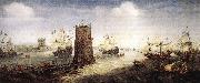 WIERINGEN, Cornelis Claesz van Capture of Damiate oil on canvas